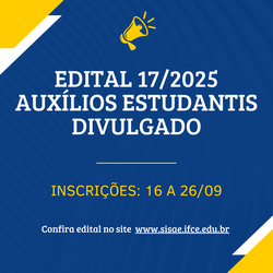 edital 172025 auxilios estudantis
