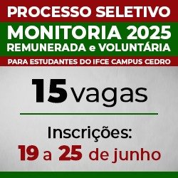 edital de monitoria