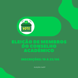 Eleição conselho acadêmico