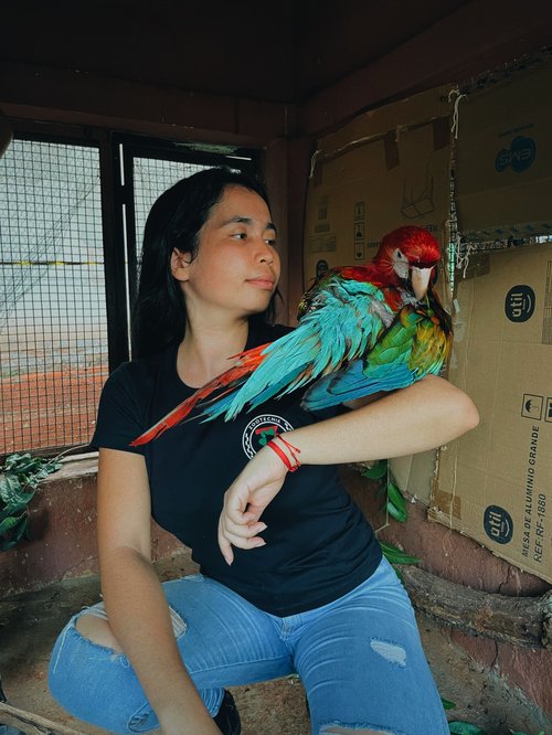 Ana Beatriz é a primeira estagiária do projeto