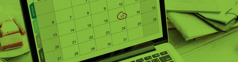 Topo da página calendário - campus maracanaú