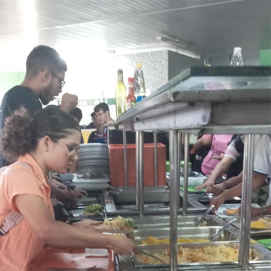 Almoço do dia do Estudante - IFCE Maracanaú