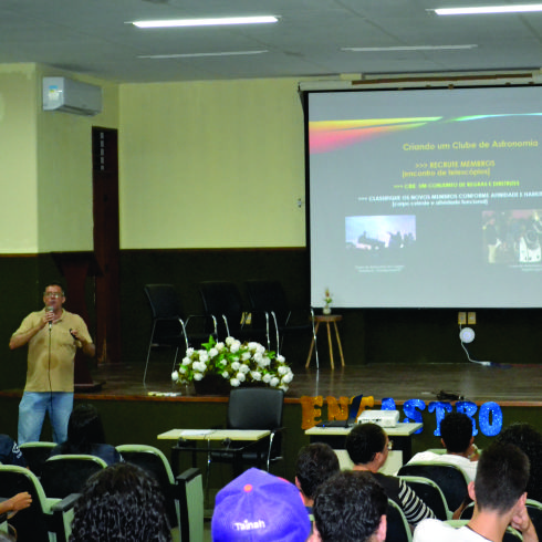 palestra abordou as perspectivas das associações astronômicas no Ceará