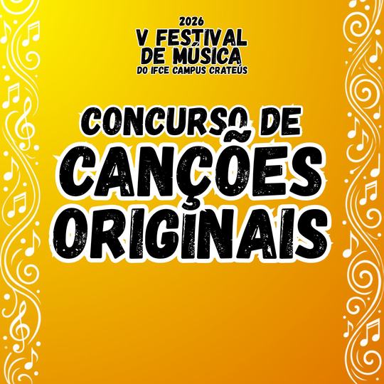 Concurso Cancoes Originais Crateús 2026