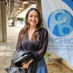Professora Rafaela Maia no encontro
