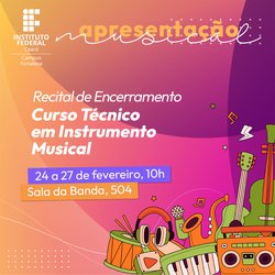 Recital Curso Instrumento Musical