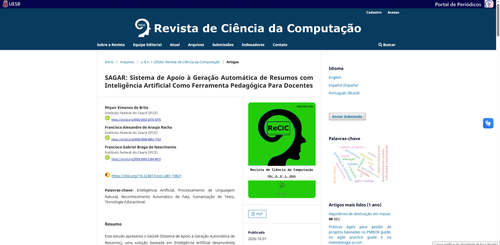 revista ciencia computacao