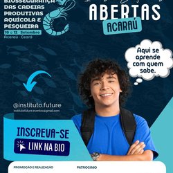 Card de divulgação - Seminário de biossegurança na carcinicultura
